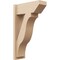 Ekena Millwork 7 1/2-in W x 18-in D x 30-in H Funston Slat Rough Cedar Woodgrain TimberThane Outlooker, Primed Tan OUTUR075X18X30FST24RCPR - alternate 1